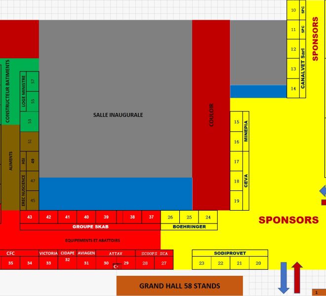 plan grand hall 58 stands